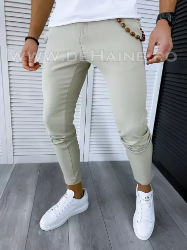 Pantaloni barbati casual regular fit bej B1743 H7-1 Pantaloni barbati casual regular fit bej B1743 H7-1